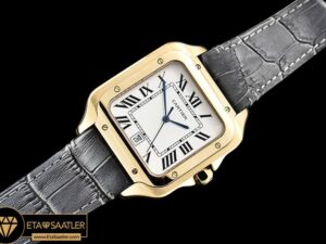 CAR0429A - Santos De Cartier 2018 Mens YGLE Wht Swiss Qtz - 05.jpg